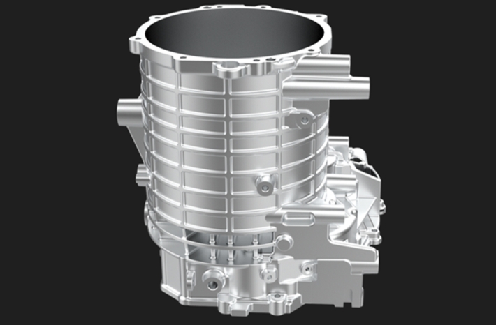 新能源汽车电机外壳: